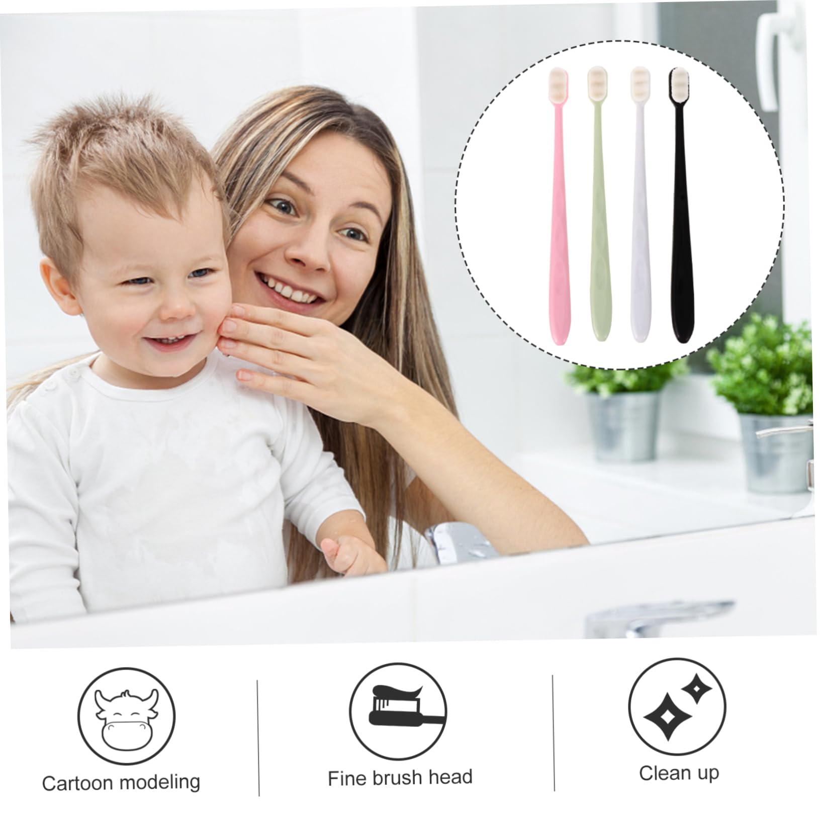 minkissy 32 szt. Szczoteczka do zębów dla matek Szczoteczka do zębów Szczoteczki do zębów po porodzie Podróżna szczoteczka do zębów Szczoteczka do zębów dla kobiet w ciąży Czarna szczoteczka do zębów