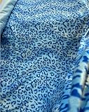 luvfabrics Animal Print Leopard Cheetah Wave Velboa Throw Warm Blanket | Soft Cuddle Minky Backing (Baby Blue Leopard, 60 by 90 inches)