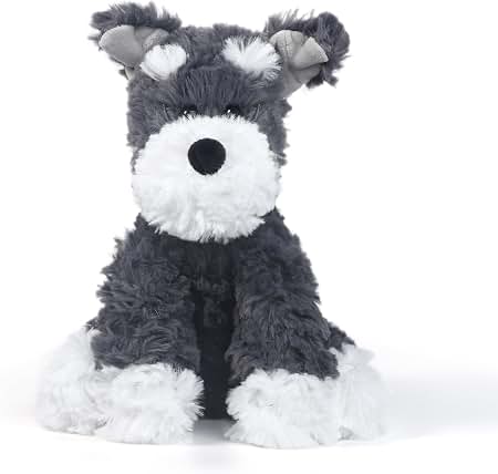 Amazon.com: Niceween Stuffed Animal Dog Plush Toy Schnauzer Dog