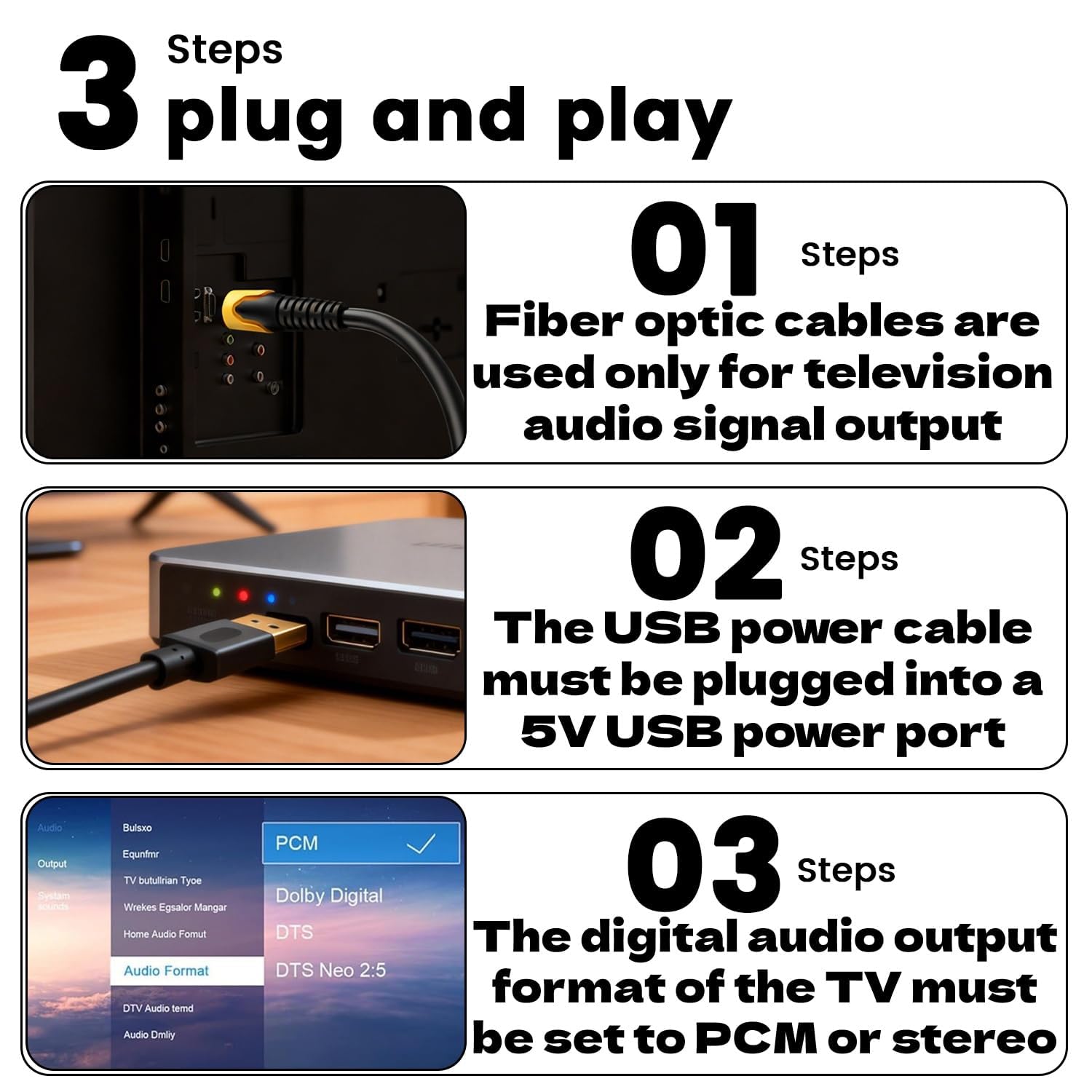 192KHz DAC Optical to Dual XLR Converter,Optical Audio Cable to Unbalanced Male XLR Audio Cord Adapter,Digital to Analog Audio Converter for HDTV,DVD,Set-top Boxes(O-ptical to XL R Only)-2.9FT