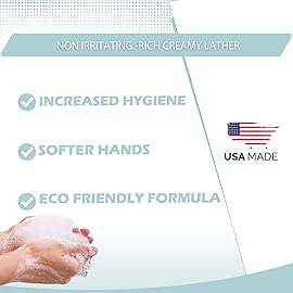GreenFist Foaming Hand Soap Refills Unscented Jug Foam Refill Made in USA, 128 ounce (1 Gallon)