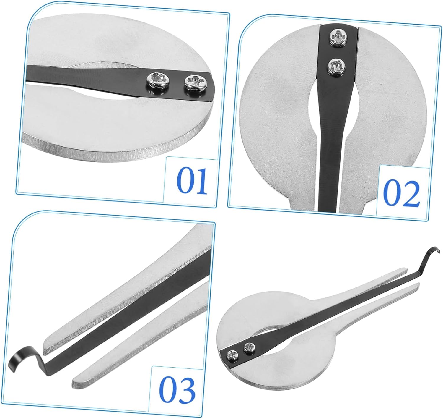 SHOWERORO 3pcs Portable Metal Jaw Harp for Beginners Traditional Mouth Musical Instrument Lightweight Ethnic Music Tool Easy to Use for Family and Friends Music Enjoyment