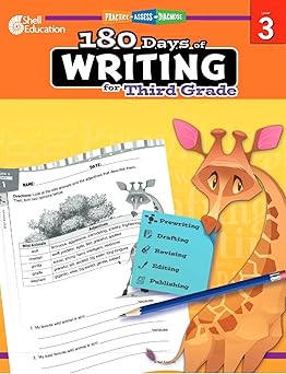 180 Days of Writing for Third Grade: Practice, Assess, Diagnose (180 Days of Practice)-Wow! eBook