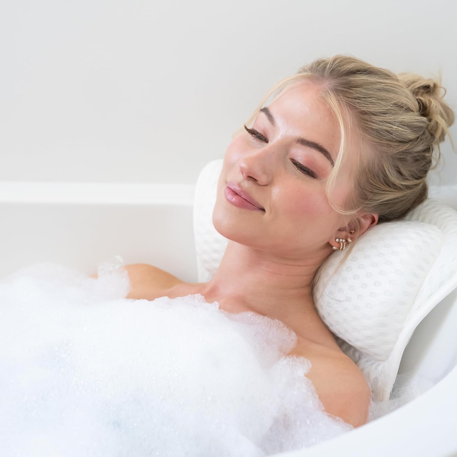 Amazon.com: Bath Pillow, Luxury Bathtub Pillow, Extra Soft Bath Pillows ...