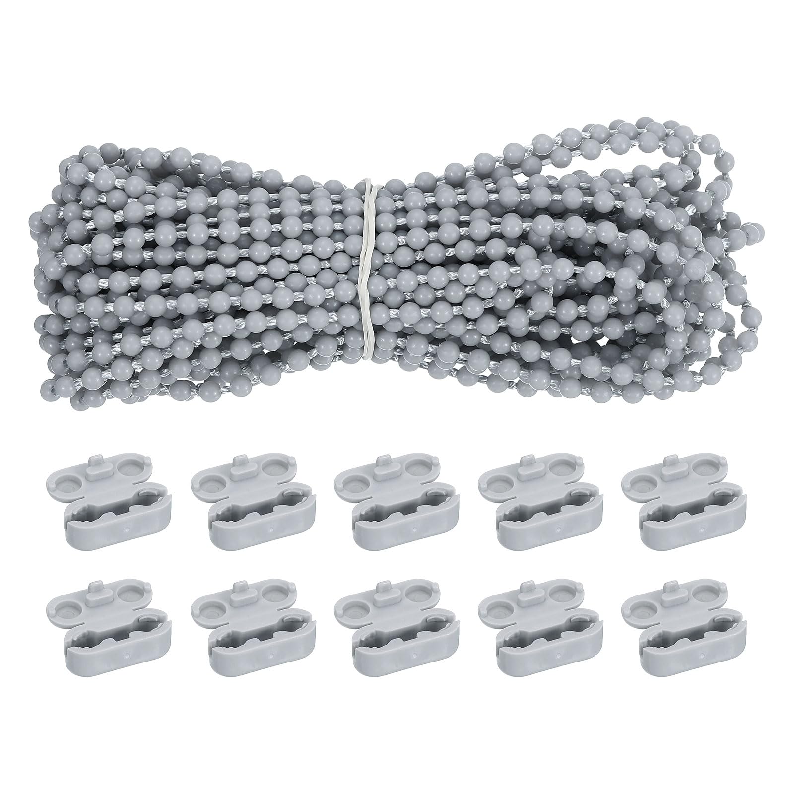 Cuerda de cadena de cuentas de alta resistencia para persiana gris