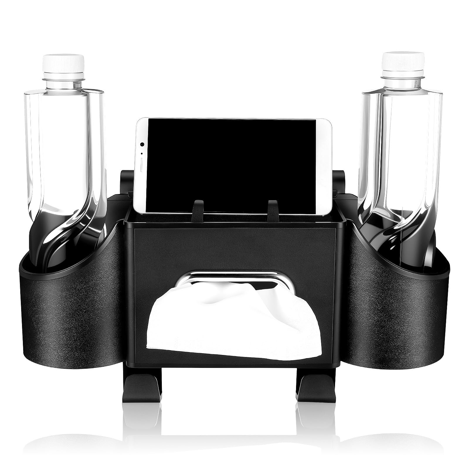 Boîte rangement siège voiture arrière avec porte-gobelet Cabilock organisateur voyage noir
