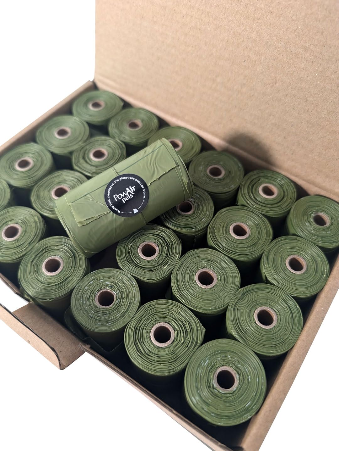 PowAir Large Pet Poop Bags - 360 Biodegradable Bags - Extra Thick, Leak-Proof, Eco-Friendly Dog Waste Bags - Vanilla Scented - Image 3