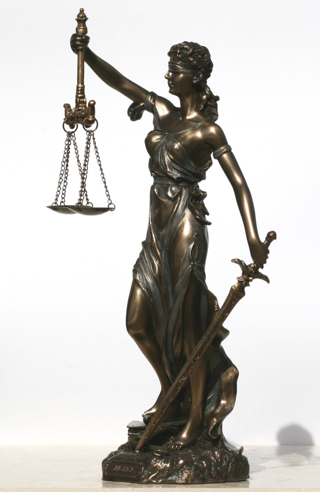 Amazon.co.jp: Veronese 女神 正義テミス ジャスティカ 像 彫刻