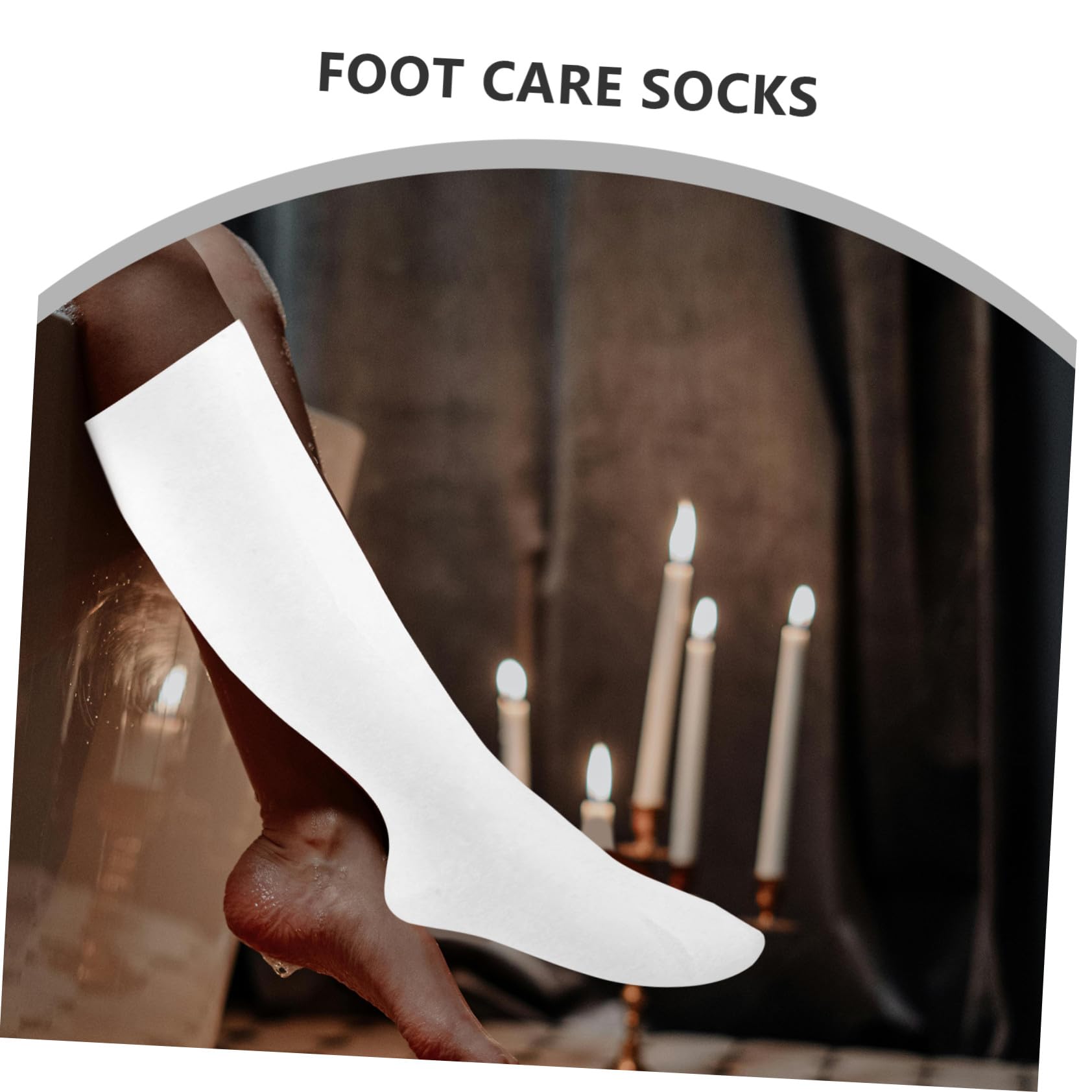 Medias De Gel Para Hombres y Mujeres Calcetines De Spa Hidratantes Para Pies Secos y Agrietados Calcetines Elásticos Suaves Para Uso Nocturno