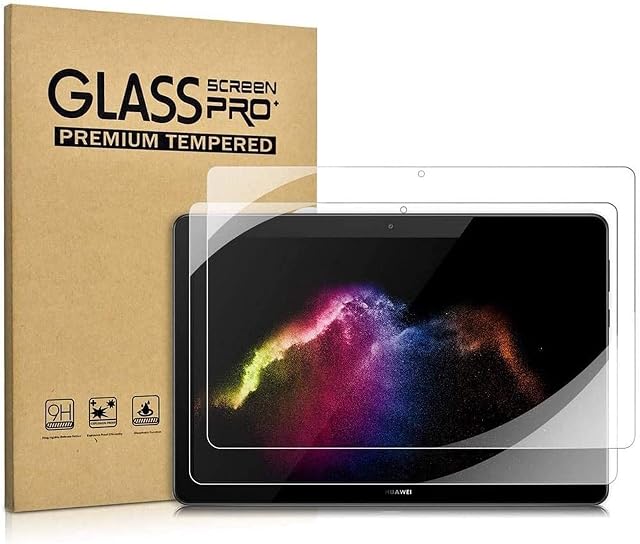 [2 Pack] KATUMO Screen Protector for Huawei Mediapad T5 10.1 inch Tempered Glass Film Protective Screen for Mediapad T5 10