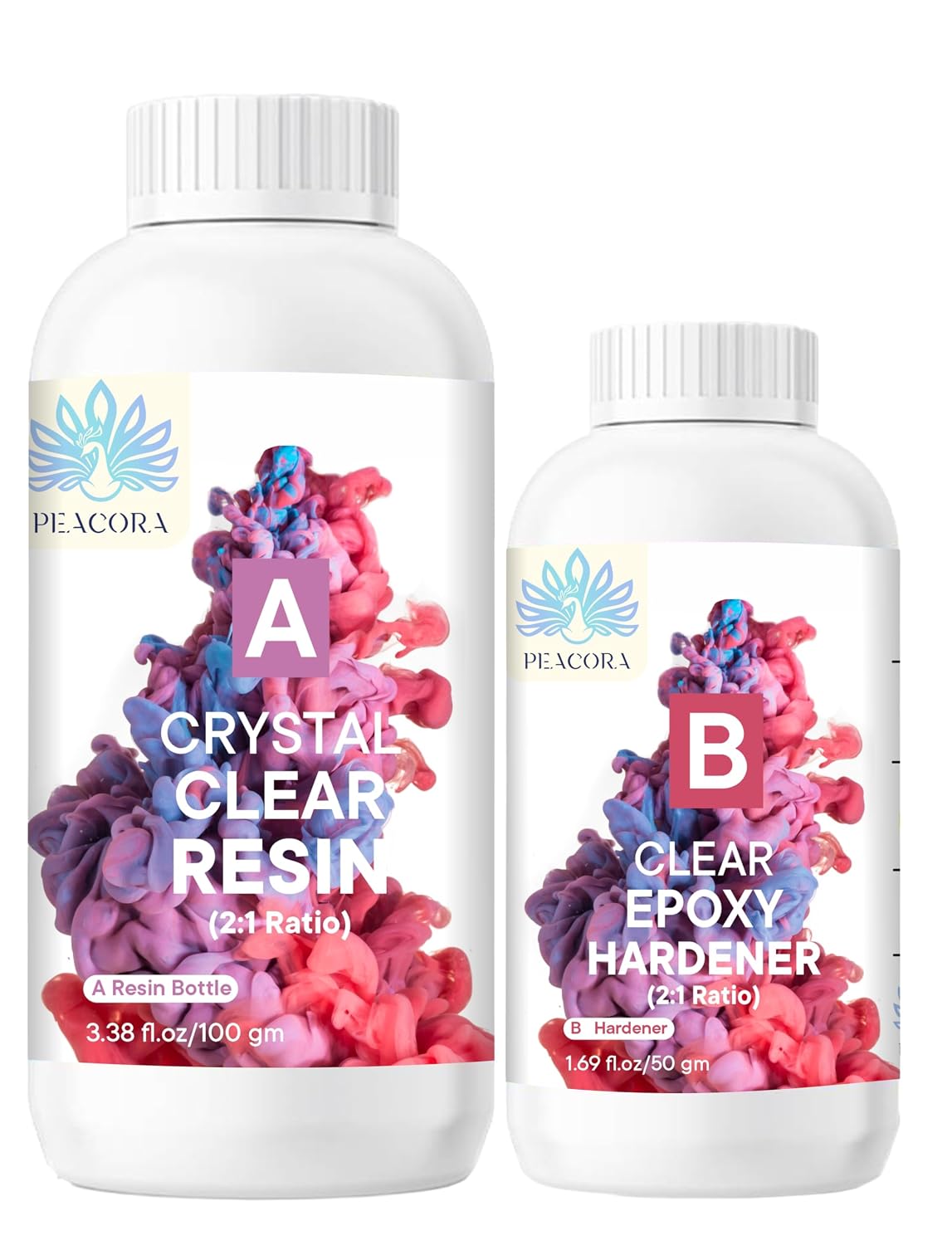 PEACORA Crystal Clear 2:1 All In One Epoxy Resin and Hardener Art Kit for Beginners & Professional High-Gloss Odor-Free Bu... - Review, Price and Buying Guide