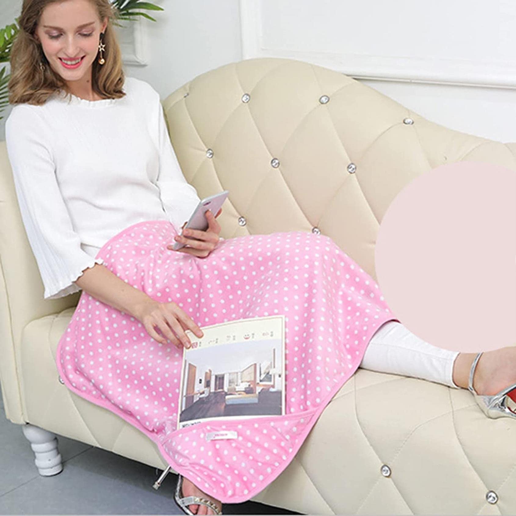 Couverture anti-radiation pour femme enceinte devant les écrans et le wifi 5G