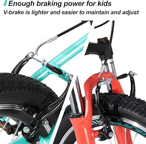 Miniatura 5 de HILAND - Bicicleta de montaña de 20 pulgadas y 26 pulgadas para mujeres y niñas, horquilla de suspensión con bloqueo, marco de aluminio, bicicleta