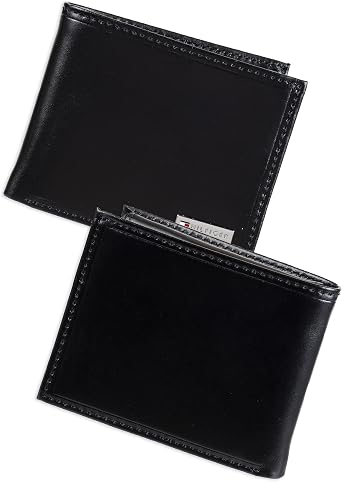 Tommy Hilfiger Men's Leather Passcase Wallet Travel Accessory Bi-fold Wallet