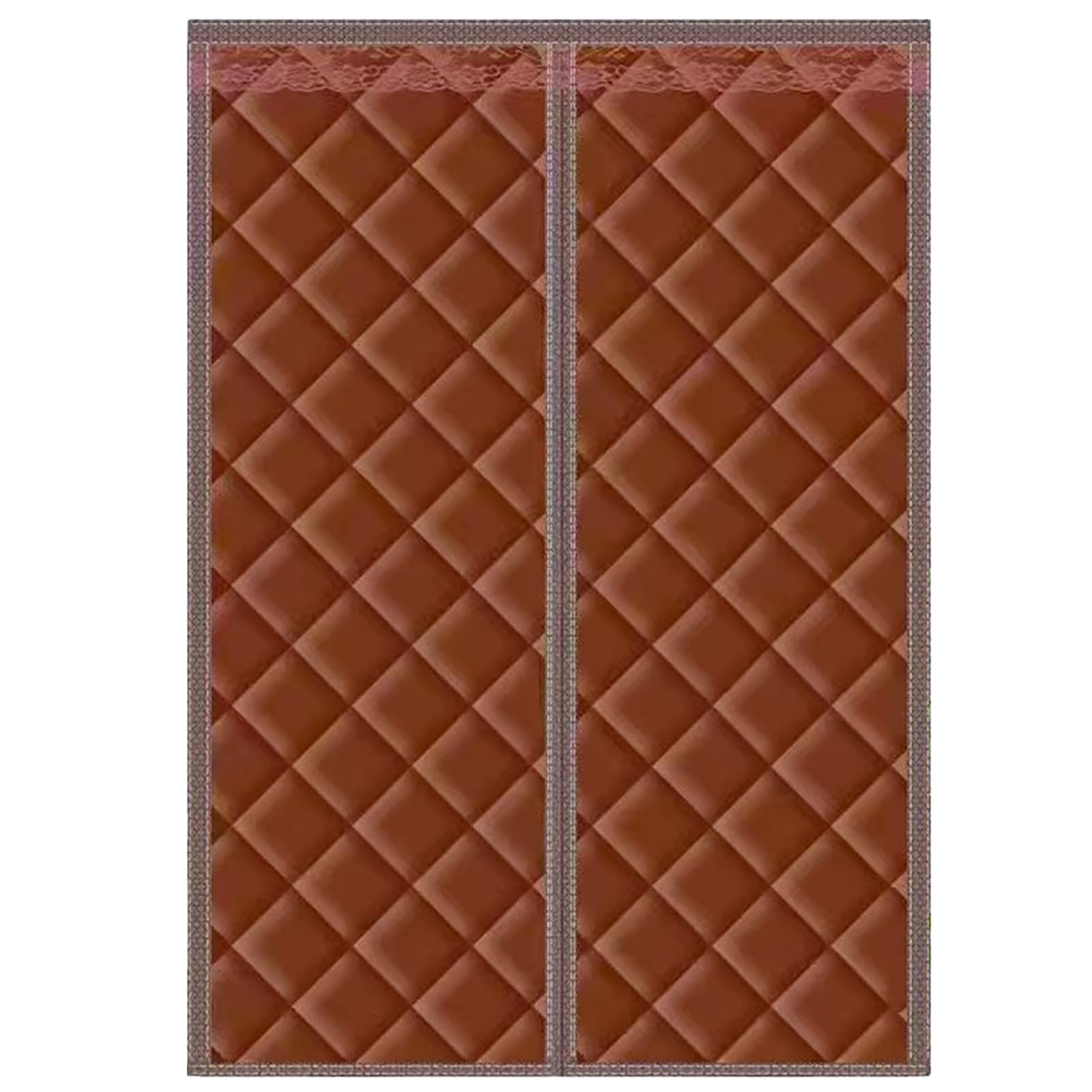 Porte magnétique en tissu de bœuf isolante et imperméable pour intérieur