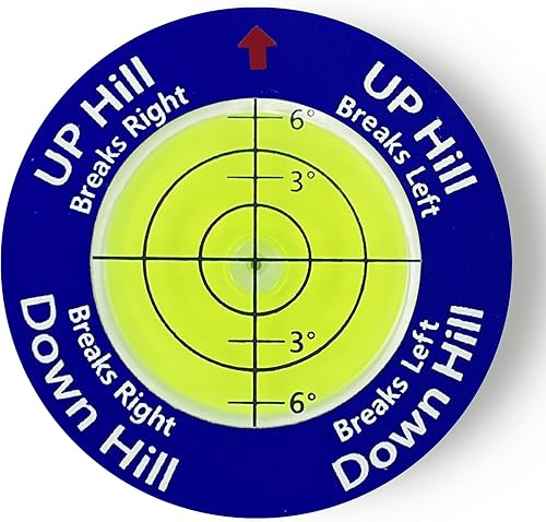 Miniatura 10 de Golf Green Reader - Marcador de pelota de golf con accesorios de golf de nivel para poner golf, ayuda de lectura verde, herramienta de entrenamiento