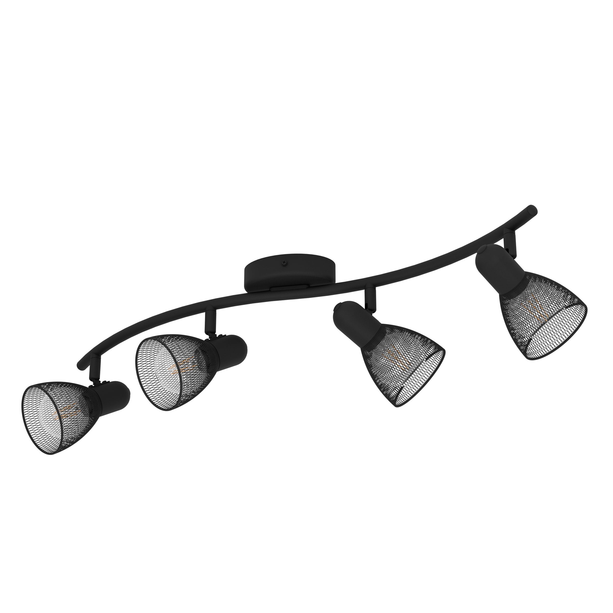 Eglo Corvigno Downlight, Length 64 Cm, Black, 4-Bulb, Steel