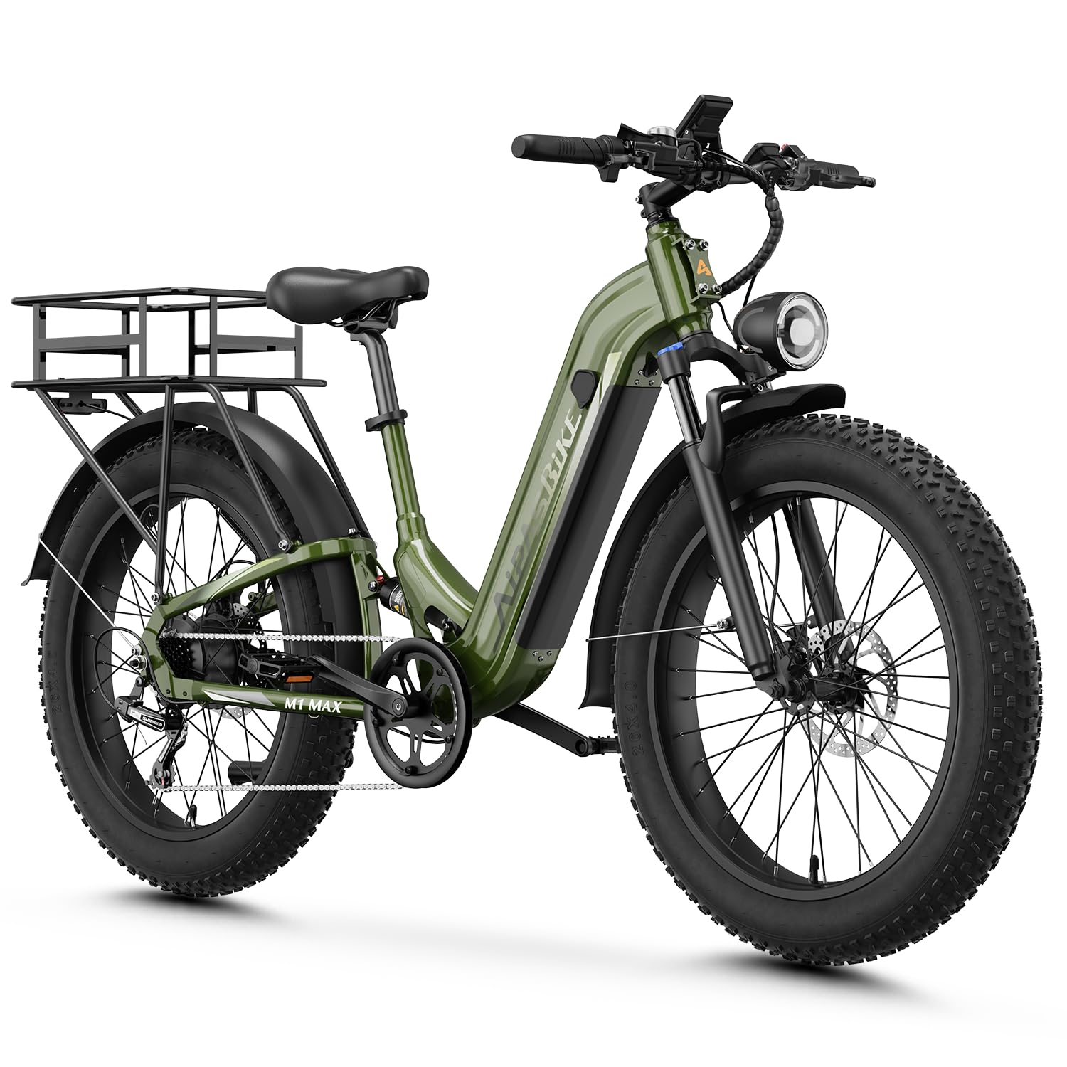 Aipas M1 Max/M2 Max Electric Bike for Adults, 26"x 4" Fat Tire Ebike