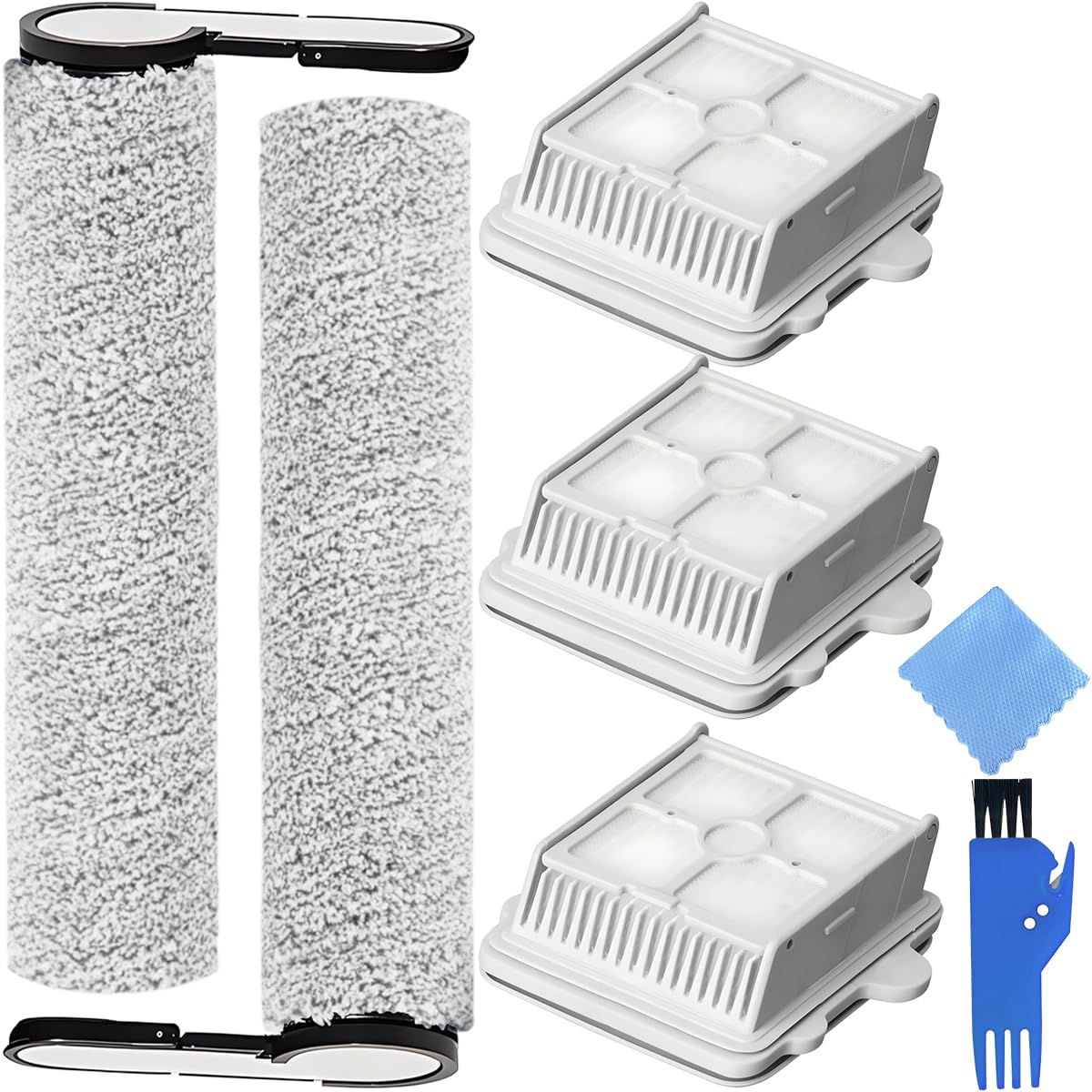 Accessoires Roborock F25 brosse et filtres pour un nettoyage des sols sains au quotidien