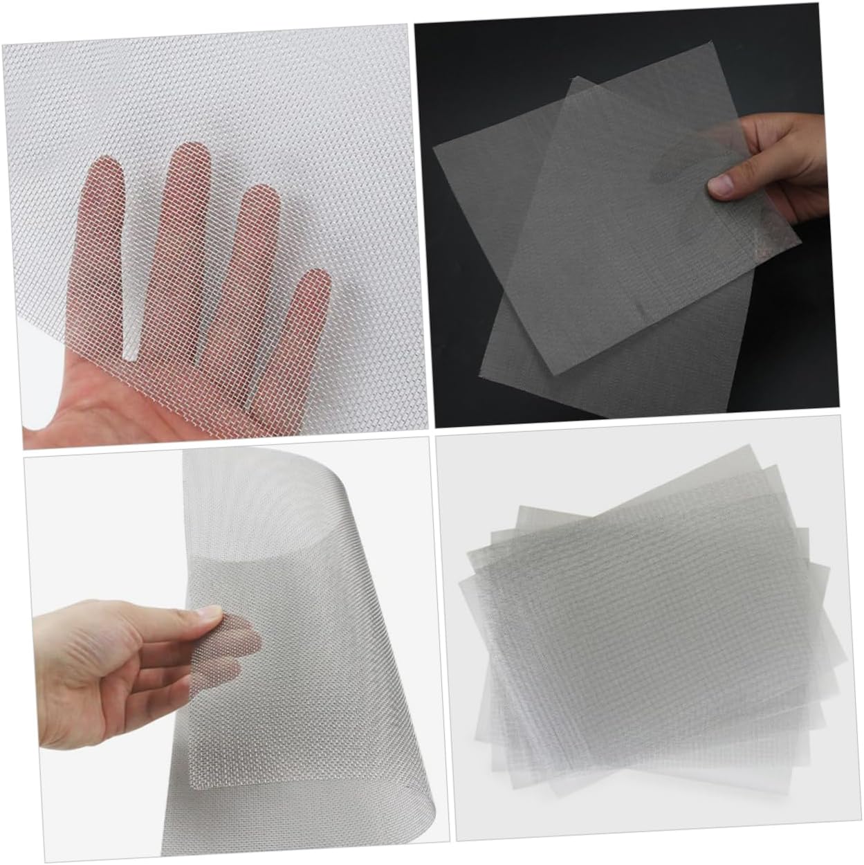 6pcs Stainless Steel Car Bumper Repair Mesh Welding Mesh for Bumper Repair Kit