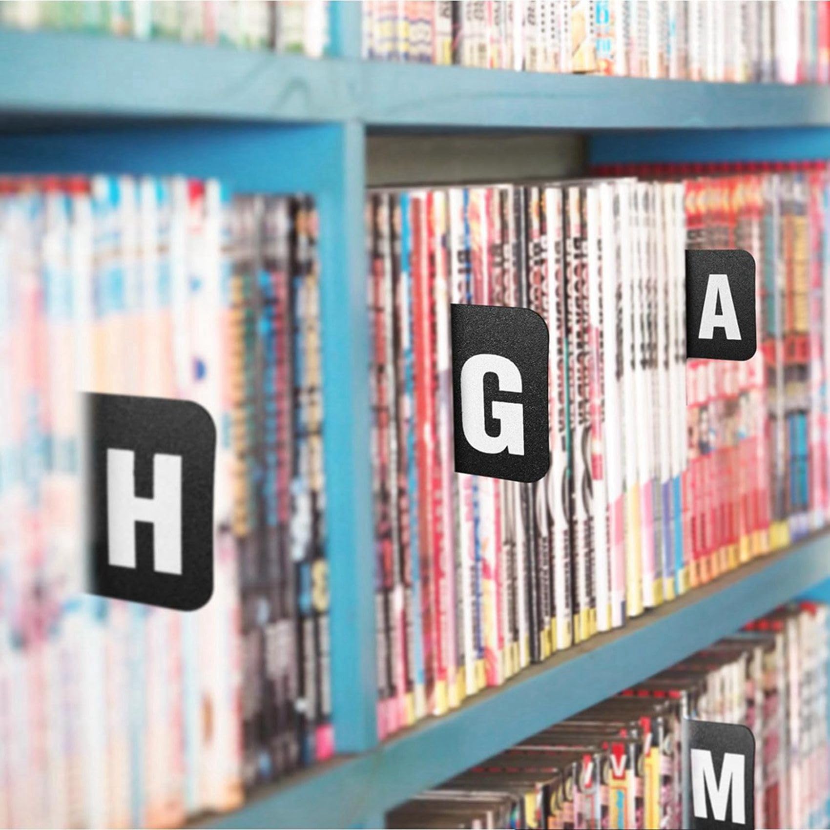 Geroosaty 52 Pcs Vinyl Record Dividers DVD Alphabetical Dividers A-Z Alphabetical Dividers Vinyl Record Organizer with Alphabet - Image 2