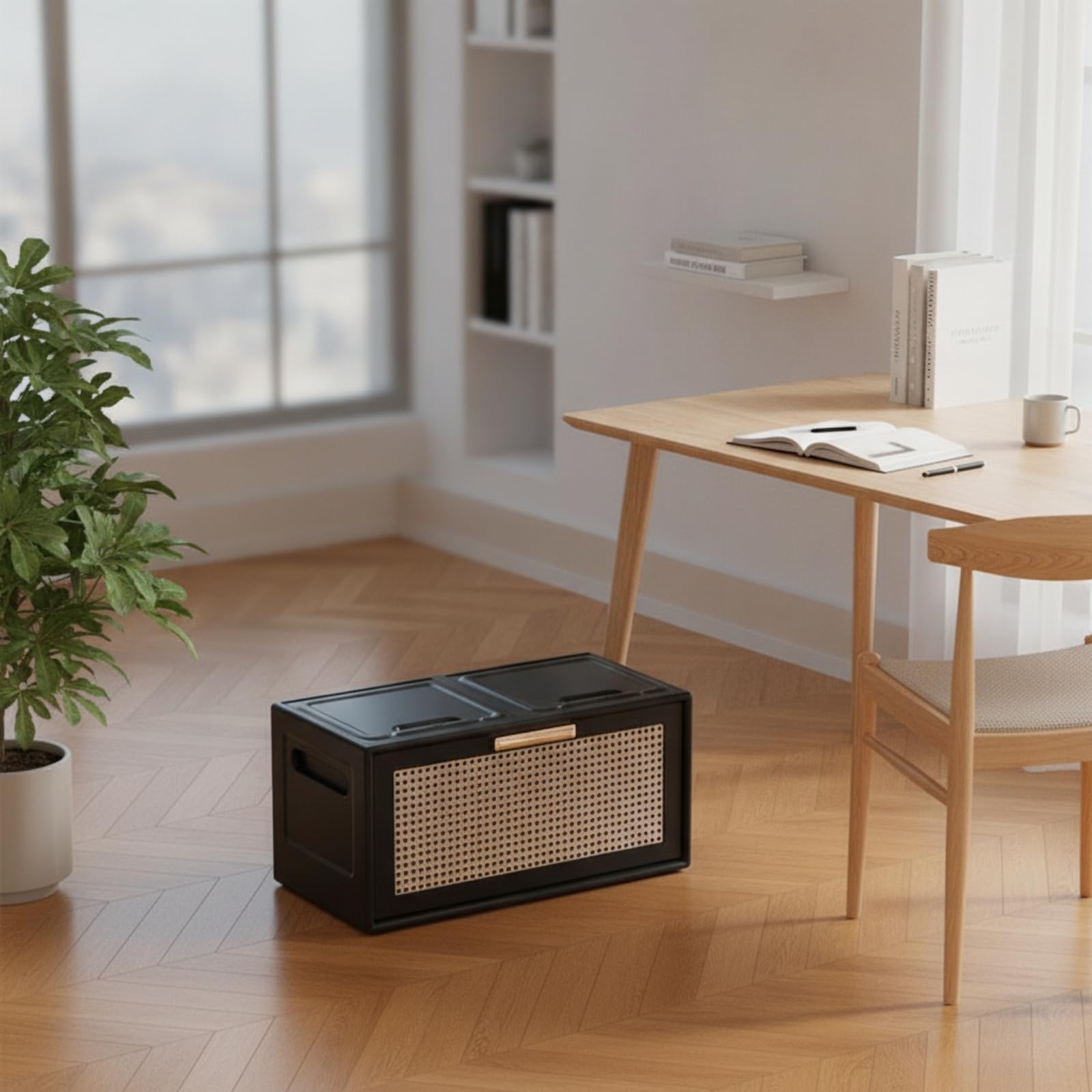 Boîte Rangement Pliable Résistant, L