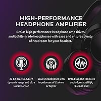 Vista 8 de Audioengine DAC3. Convertidor de señal digital a analógica de 32-bits para auriculares móviles para música y audio de alta resolución