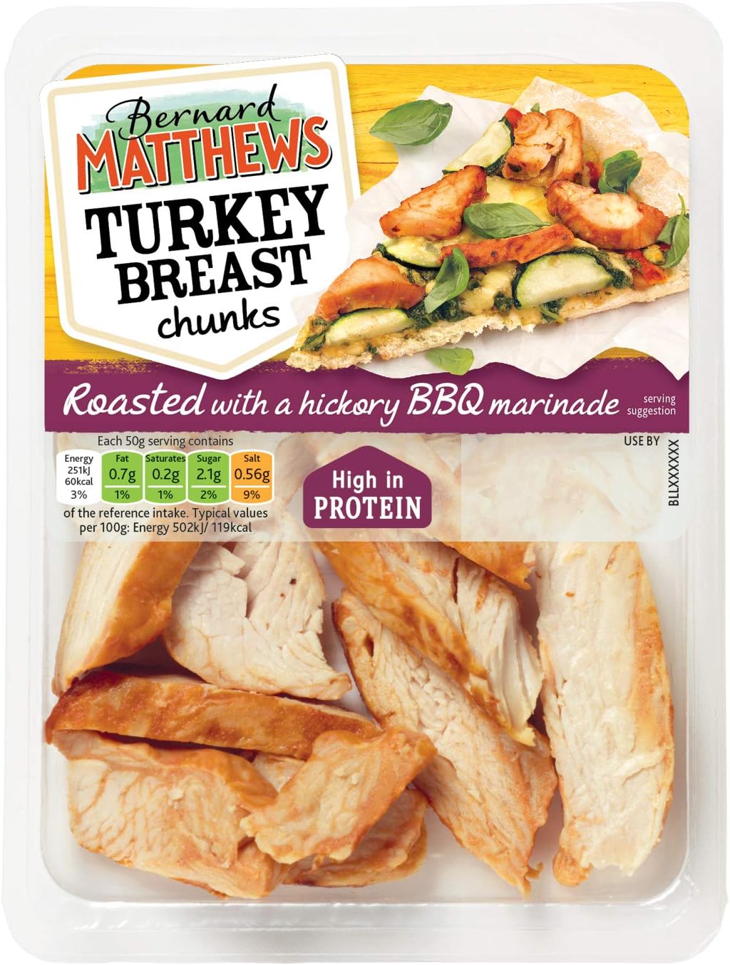 Bernard Matthews BBQ Turkey Breast Chunks, 100g
