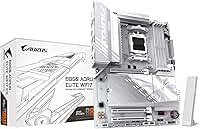 GIGABYTE Placa-mãe B850 AORUS Elite WIFI7 ICE AMD AM5 LGA 1718, ATX, DDR5, 3X M.2, PCIe 5.0, USB-C, WIFI7, LAN 2,5GbE, EZ-Latch, Garantia de 5 anos