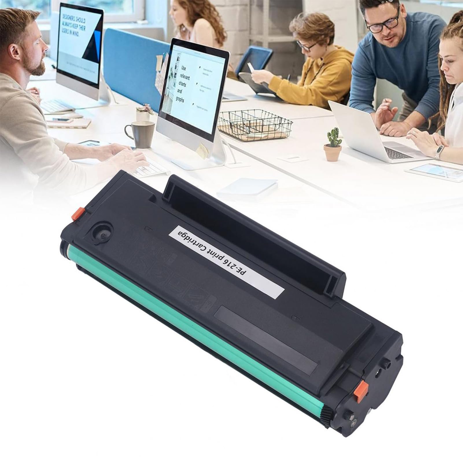 Garosa 2 szt. Kaseta z Tonerem Materiał ABS Druk w Wysokiej Rozdzielczości do P2506 P2506W M6506N M6606, Czarny Zamiennik PE 216 o Wydajności 1500 Stron, Wyraźny Druk dla Biur i szkół