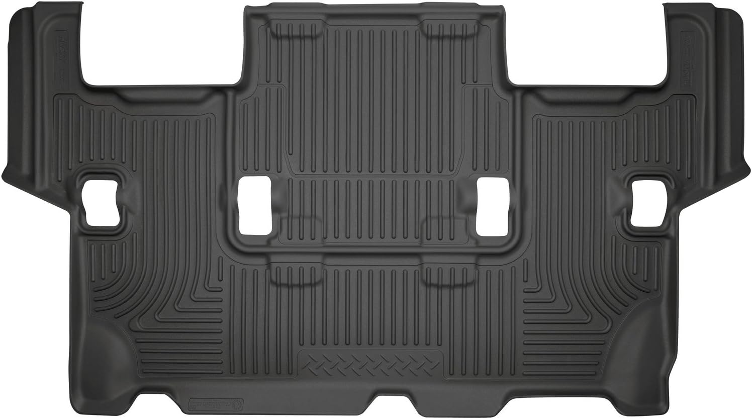 Husky Liners Weatherbeater Floor Mats | Fits 2007-2017 Ford Expedition; Lincoln Navigator | 3rd Row, 1-pc Black - 14371