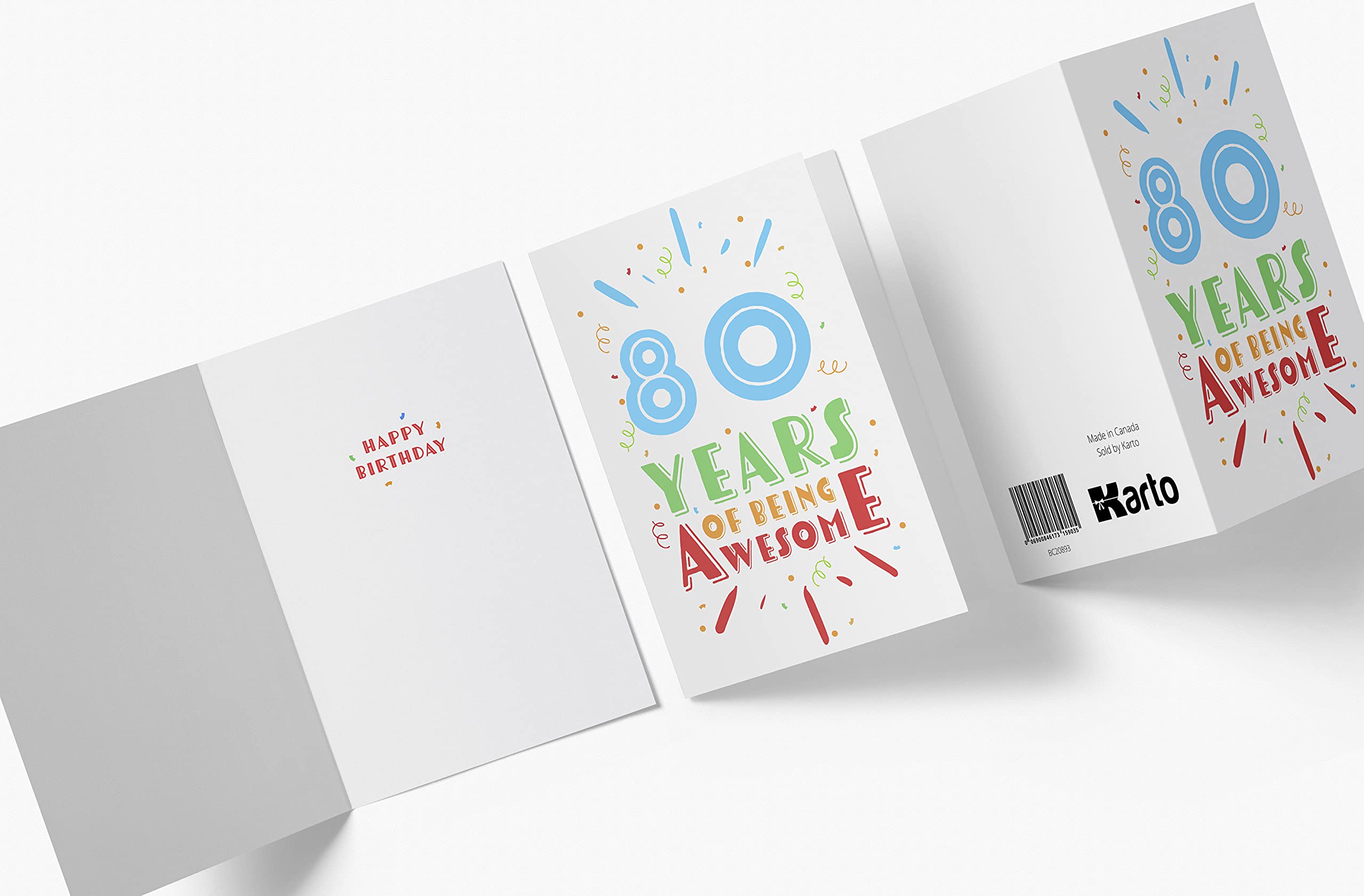 お誕生日カード Amazon | 80歳の誕生日カード 誕生日おめでとう 80歳のカード 80