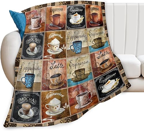 Miniatura 40 de Tijuboni Manta con diseño de tortuga marina y océano, regalos náuticos para mujeres, hombres, niñas, niños y adultos, manta de franela suave para