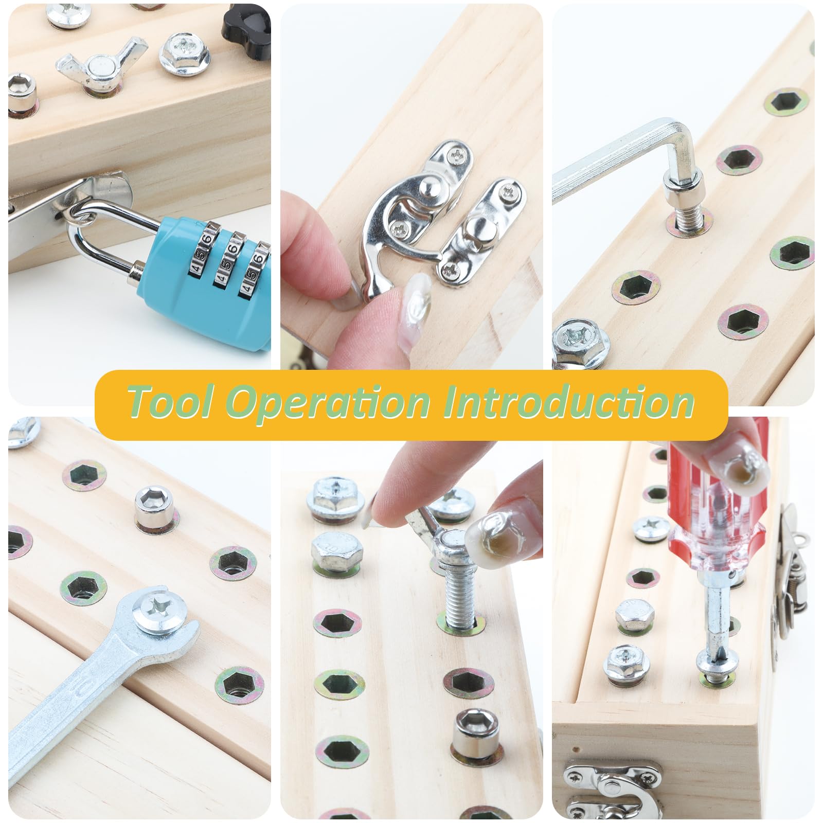 Wooden Montessori Toys for 4 5 6 Year Olds - Image 4