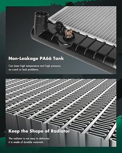 Miniatura 112 de SCITOO Reemplazo completo de radiador de aluminio para 2000 2001 2002 2003 2004 para Toyota Avalon Sedan 3L 2325 Radiador de plástico