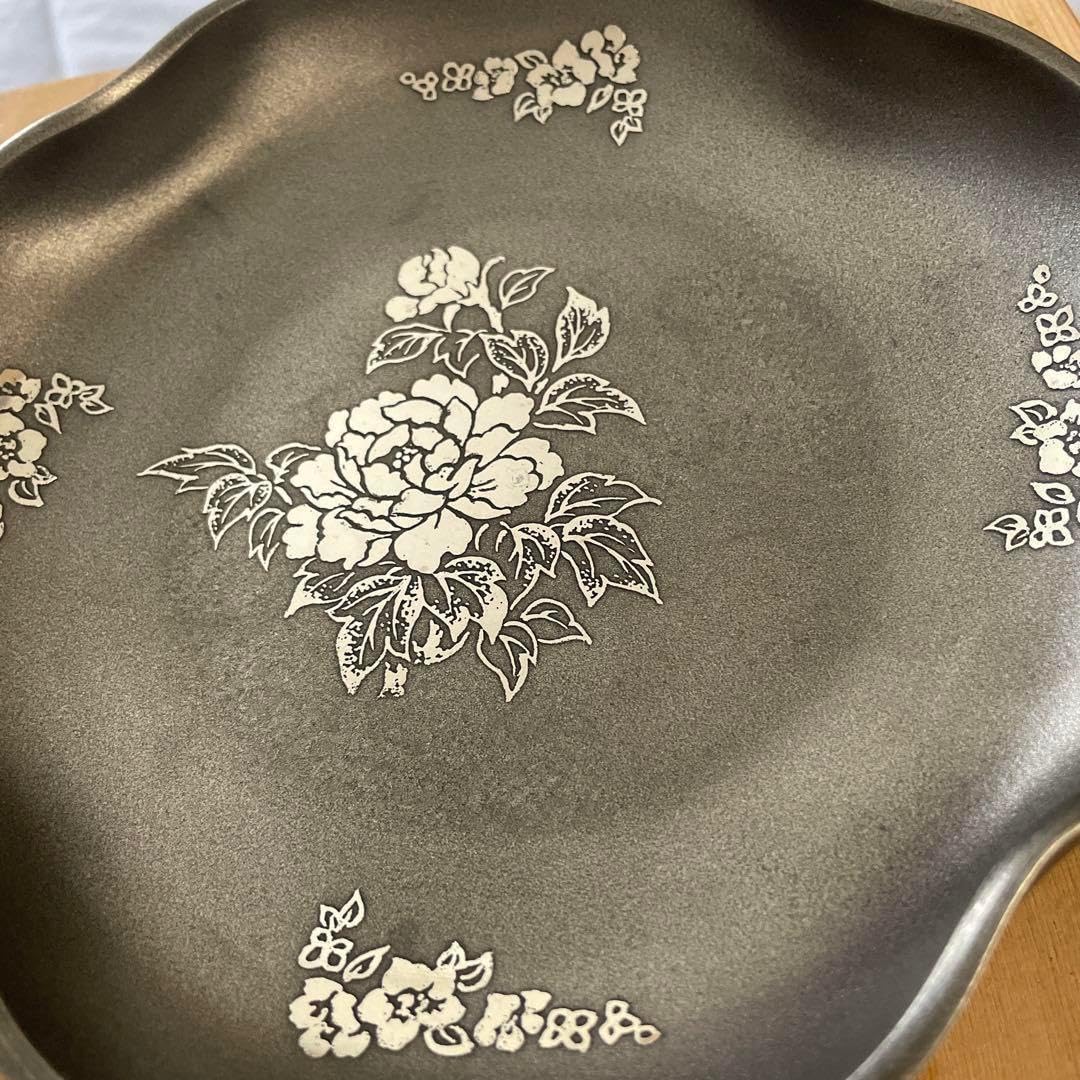 薩摩錫器 錫製 茶壷 茶入錫器 共箱 茶道具 大辻朝日堂 さつま朝日堂 伝統工芸 薩摩錫器 菓子器 茶道具 薩摩錫器 錫製 茶壷 茶入錫器