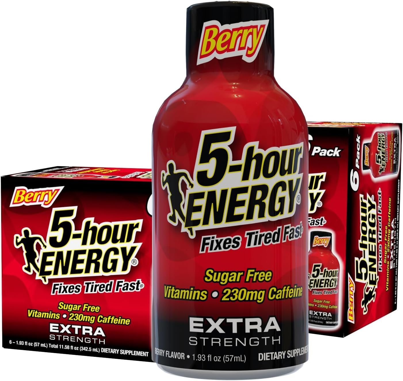 Living Essentials Drink Shot Extra Strength - Berry 12 Ct