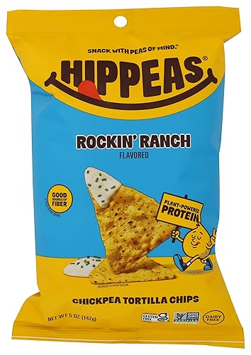 HIPPEAS Rockin Ranch Chickpea Tortilla Chips, 5 OZ