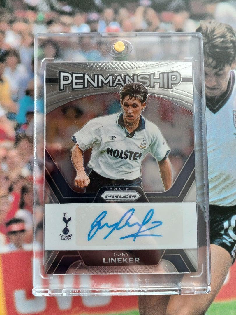 Amazon.co.jp: PANINI PRIZM ゲーリー リネカー直筆サイン入りカード