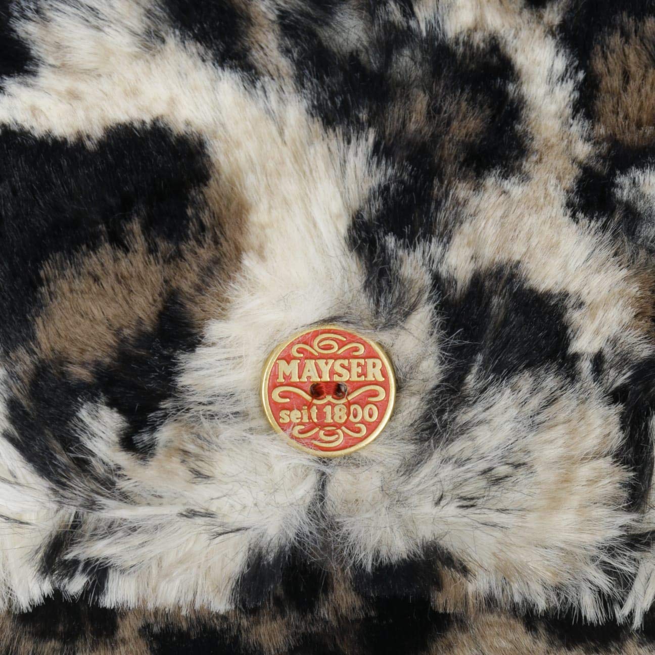 Mayser Rita Leo Fake Fur Stirnband Headband Ohrenwärmer Damen - Made in the EU Winter Herbst-Winter