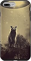 Vista 19 de iPhone 15 Pro Max Vintage alien raccoon UFO Alien Case