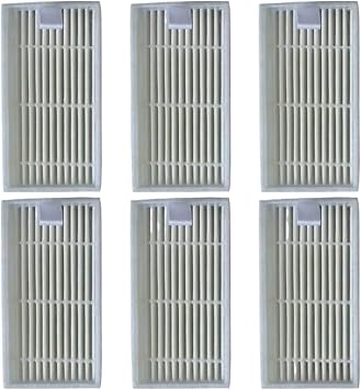 6PCS Vacuum Cleaner Filter Replacement Compatible For Lidl Compatible For SilverCrest SSR 3000 A1 Robotic Vacuum Cleaner Home Eliminate Fine Dust Sawdust