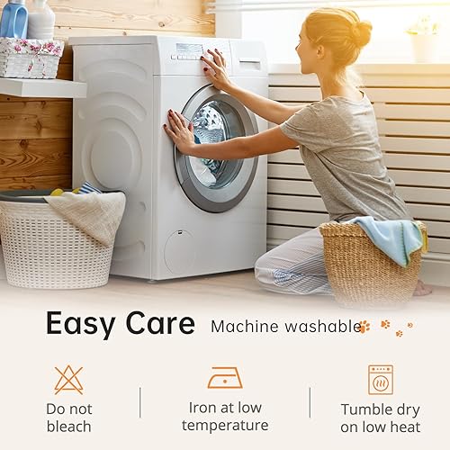 Miniatura 5 de BESTSWEETIE Funda de cama para perro, manta 100% impermeable, funda de sofá antideslizante lavable para perros, fundas de sofá lavables para gatos y