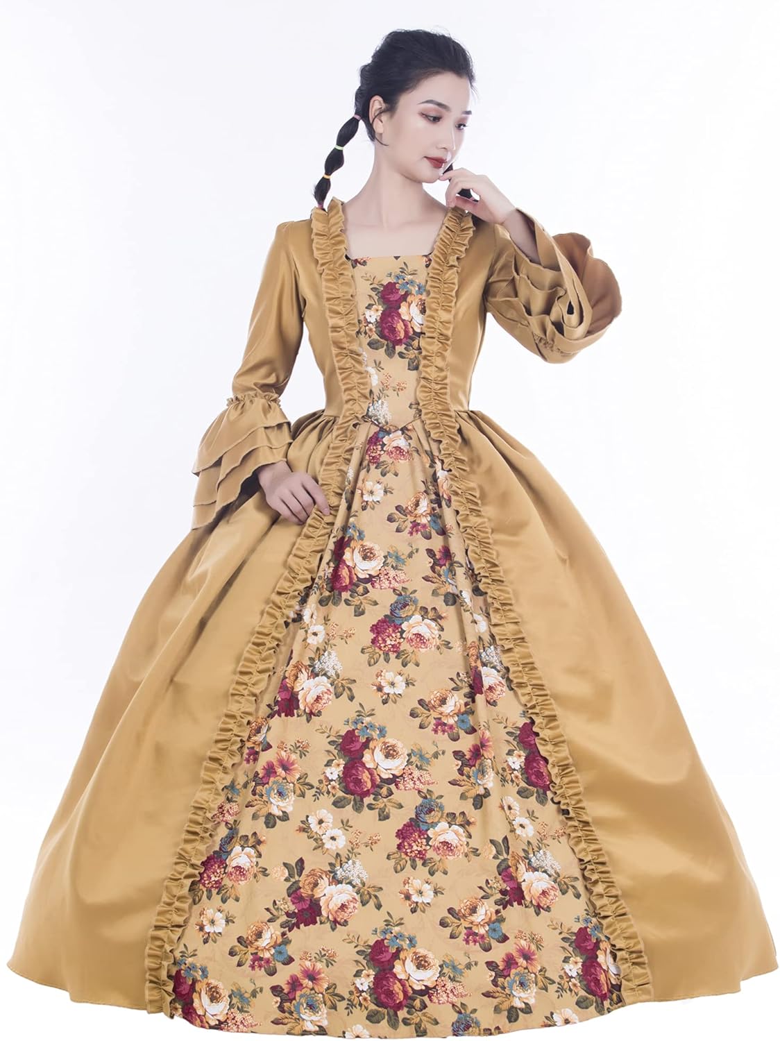 CountryWomen Womens Marie Antoinette Costume Rococo Ball Gown Gothic Victorian Dress - Image 7