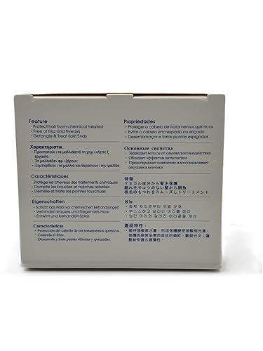 Miniatura 3 de Chihtsai Tratamiento instantáneo No. 12, acondicionador reparador de cabello poroso (con elegante peine de cola de acero) proteína de seda y