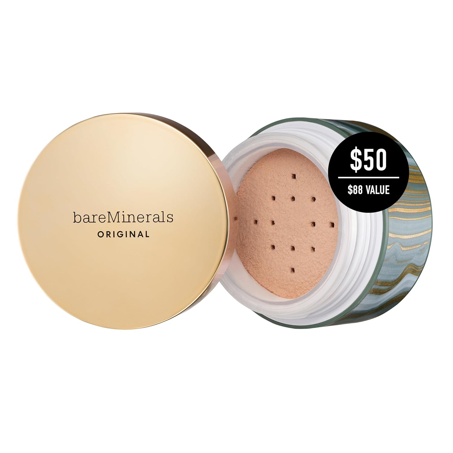 bareMinerals Deluxe Original Loose Mineral Foundation SPF 15 - Holiday Limited Edition Size - Image 2
