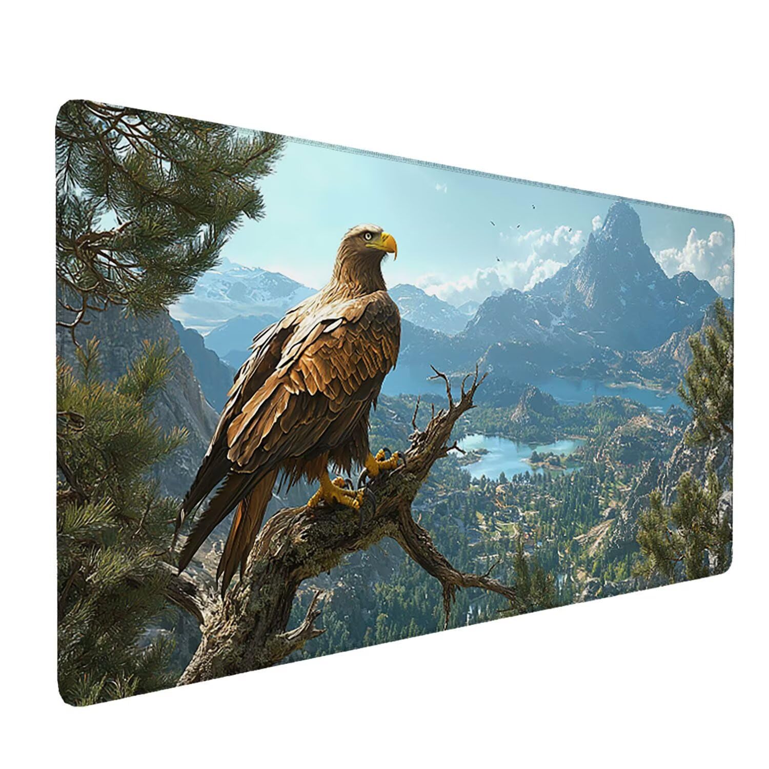 Podkładka pod mysz do gier, 1600 x 800 mm, XXL, duża gamingowa podkładka pod mysz, wodoodporna podkładka pod mysz, długa podkładka na biurko z przeszytymi krawędziami, mata na biurko z gumową podstawą