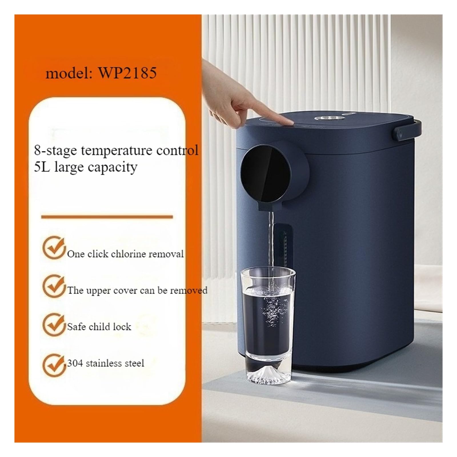 Automatyczny Inteligentny Termofor O Stałej Temperaturze Elektryczny Dozownik Termoforu UłAtw Sobie żYcie(Blue)