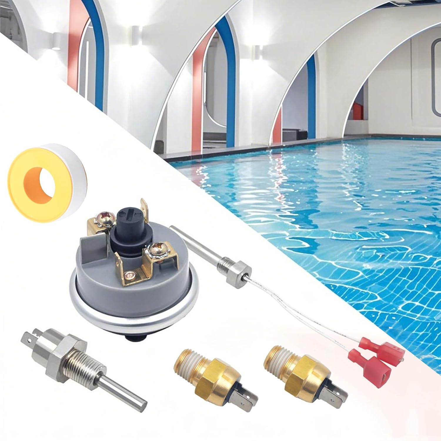42002-0024S 42001-0053S 42001-0060S 42002-0025S 42001-0063S Pool Heater Repair Kits Compatible with Pen-tair MasterTemp Max-E-Therm Sta-Rite Pool or Spa Heaters Electrical Systems