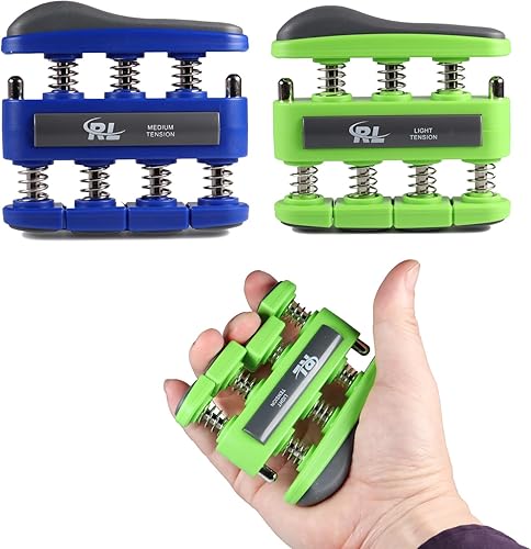 Agarre fortalecedor de dedos, ejercitador de dedos y fortalecedor de manos, equipo de entrenamiento para músico, escalada en roca y terapia,